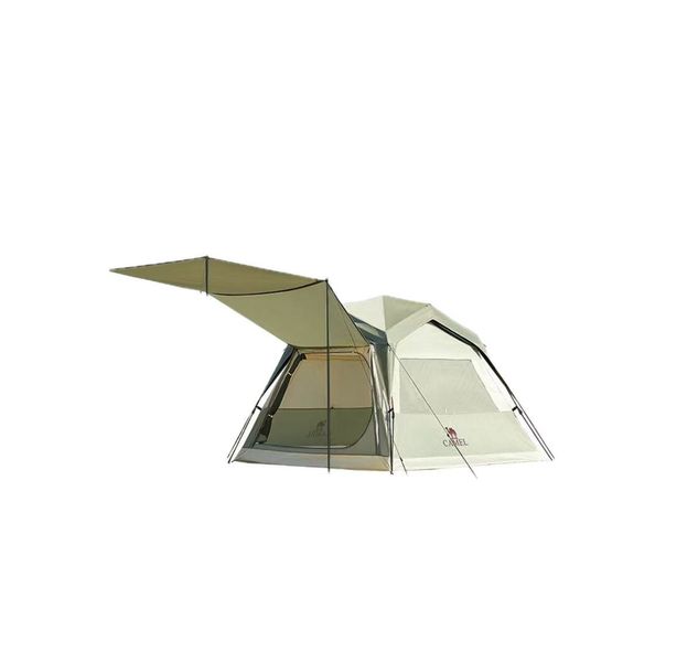 Camel Outdoor Camping Family Tent with Sunshade for 2-3 People