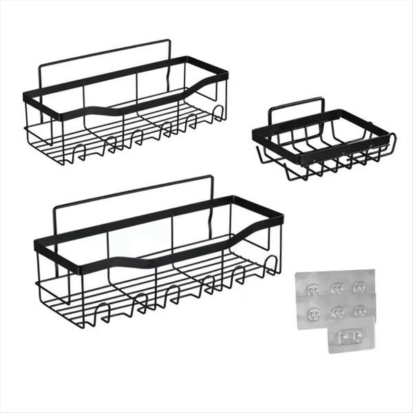Adhesive Shower Organizer Stainless Steel Bathroom Organizer