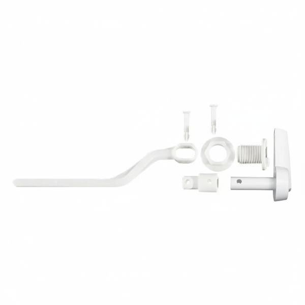 Wirquin Cistern Handle and Lever Arm Kit - White Flush Repair