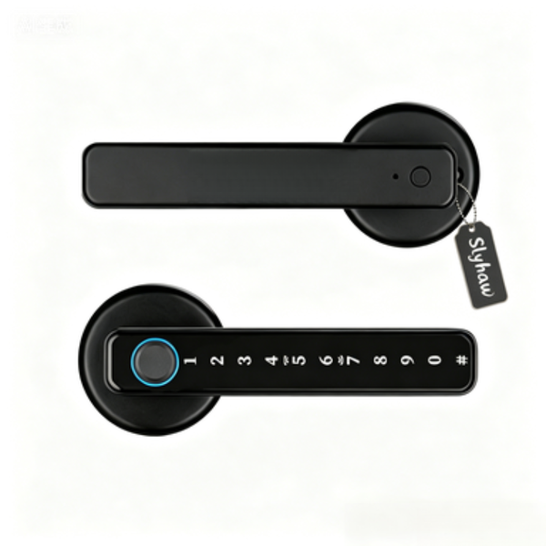 Slyhaw - Indoor Smart Fingerprint &amp; Password Door Lock + Access Control