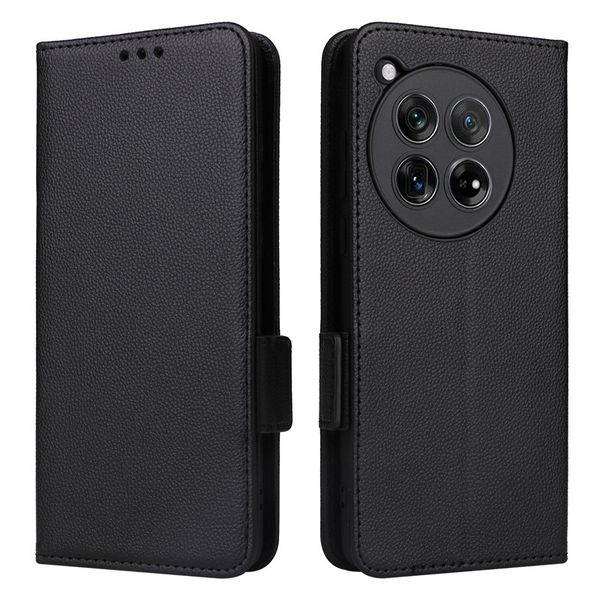 Lychee Patterned Leather Cover Compatible With OnePlus Nord CE4 Lite 5G