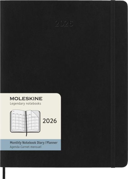 2026 12m Black Xlarge Monthly Soft