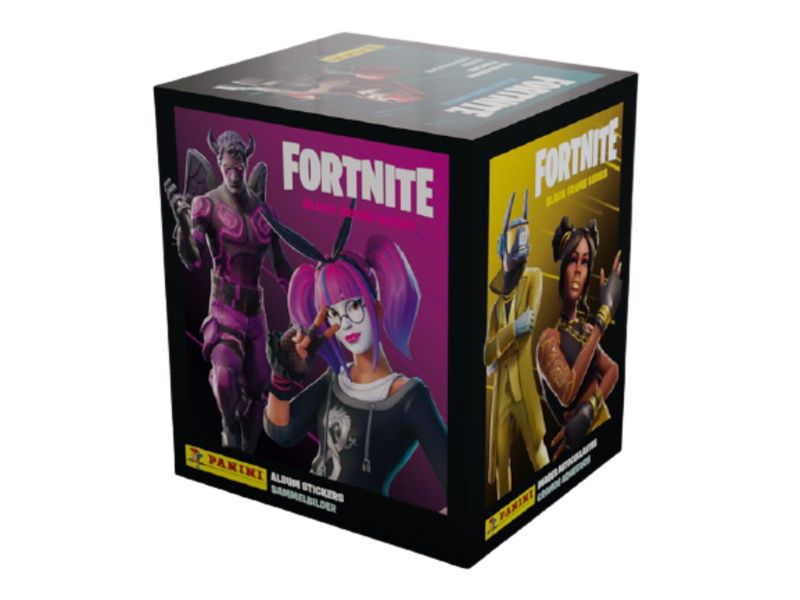 Fortnite Black Frame Series Sticker Box - 50 Boosters
