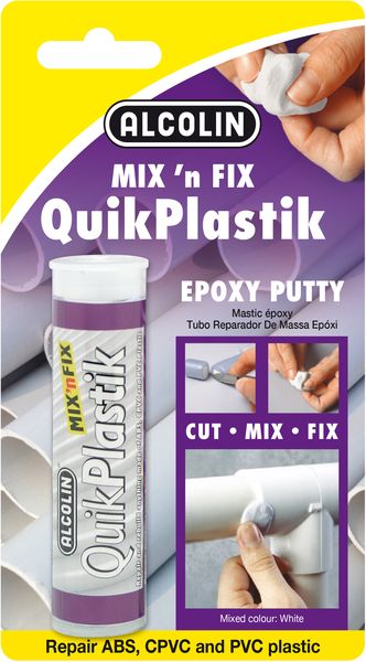 Alcolin Mix 'n Fix Quikplastik Epoxy Putty - 57g