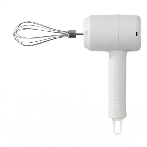 3-Speed Cordless Rechargeable Hand Mixer for Baking - 800mAh