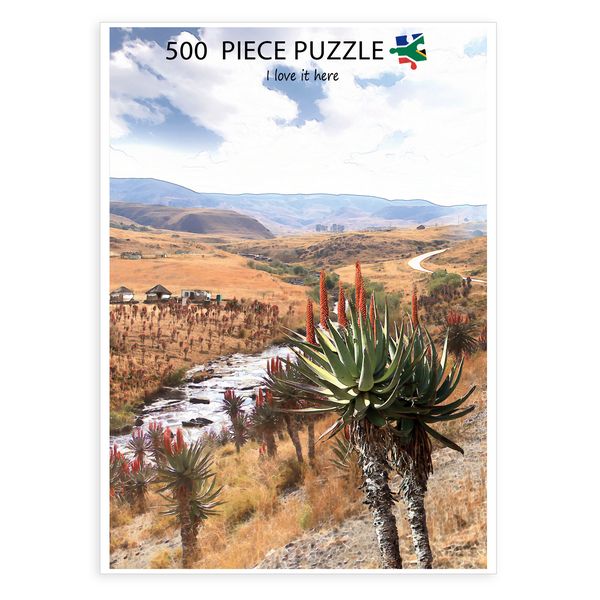 500 Piece Aloes on the River Jigsaw Puzzle