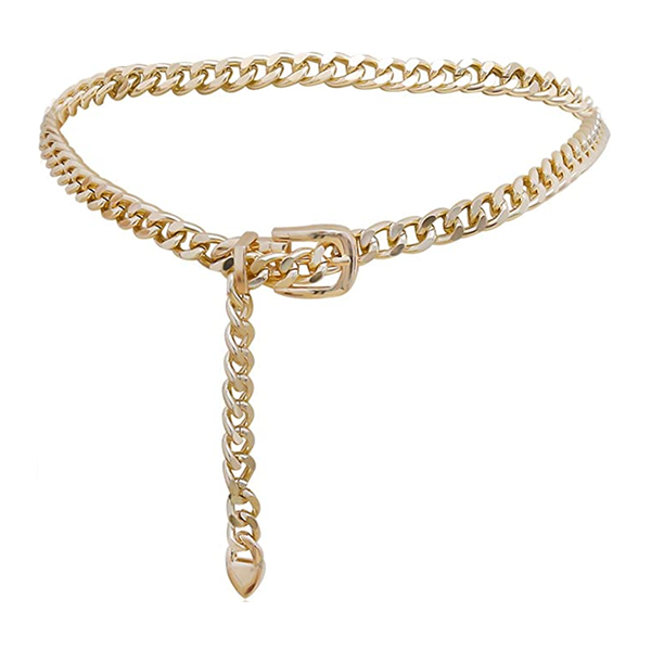 Women Waist Chain Belt Chain Chunky Belt Chain Gold Chain Belt