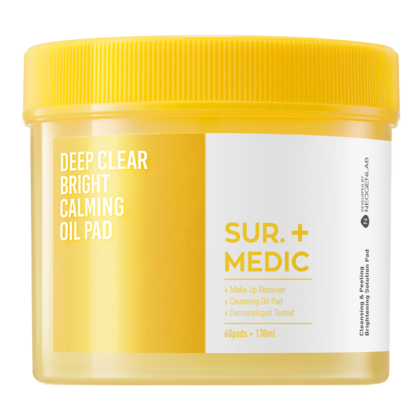 Sur.Medic - Deep Clear Bright Calming Oil Pad 130ml (60pads )