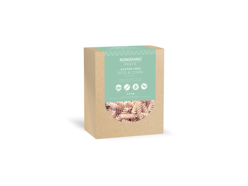 Nongrano Rice &amp; Corn Fusilli - 400g