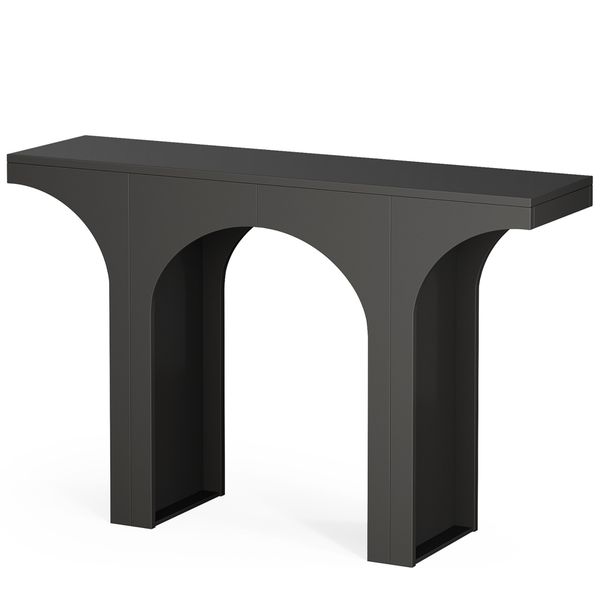 120CM Console Entryway Table With Arch Base For Living Room &amp; Entrance