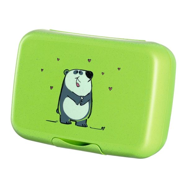 Leonardo Lunchbox for Children: BPA-Free BAMBINI Green Panda