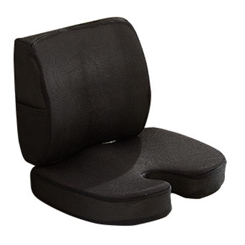 Seat Cushion and Lumbar Support Pillow