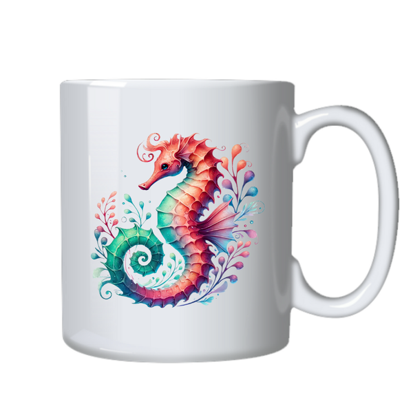 Green Seahorse Ocean Ideal Birthday Christmas Gift Mug Cup 402