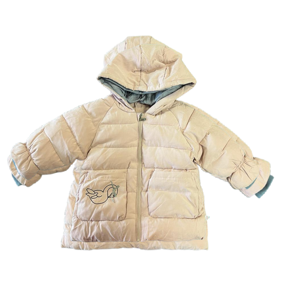 Kids Unique Winter Warm Fashionable Jackets-Beige