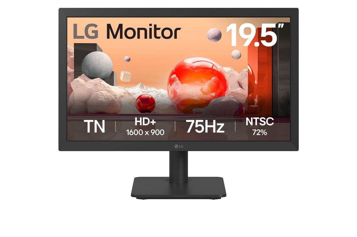 LG 20U401A 19.5-inch 1600 x 900p HD+ 16:9 75Hz 2ms LED TN Monitor ...