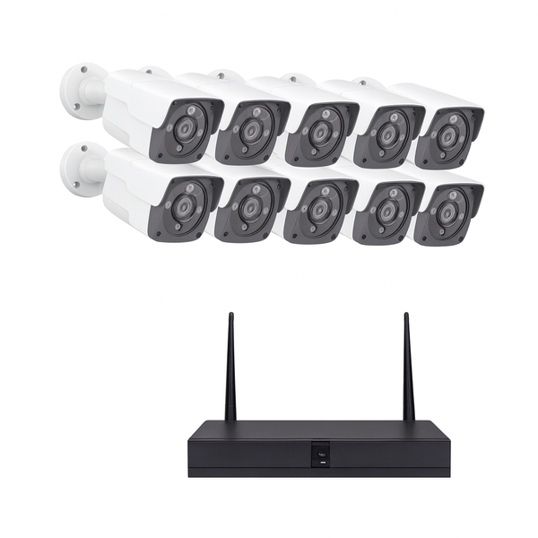 WiFi Camera System - 8 Channel, Outdoor, Full HD
