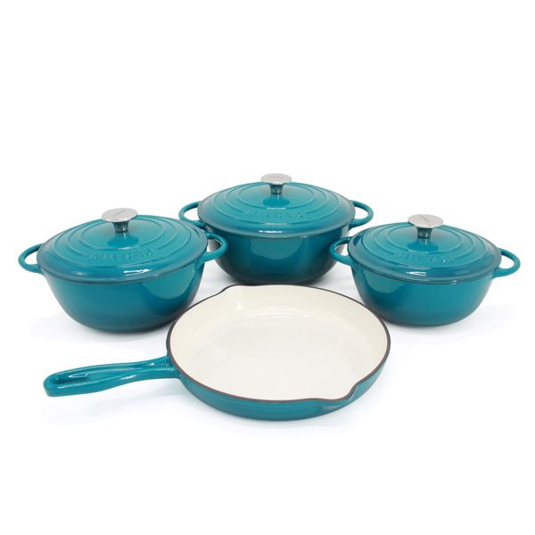 Minhaj - Enamelled Cast Iron 7pc Gift Set