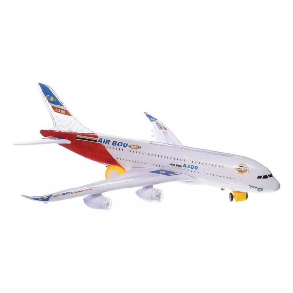 Kids Toy Airplane A380, Fancy flash 3D lights and Sound effects