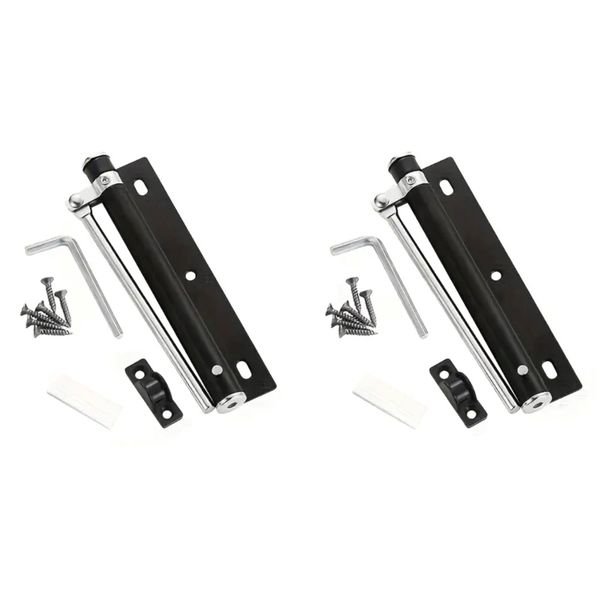 Tool DIY Adjustable Spring Door Closer Lock 2Pcs - ( 16cm )