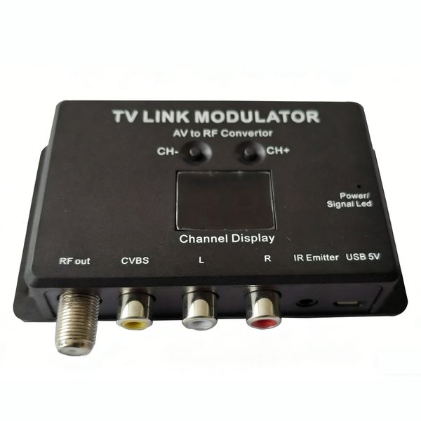 TV Link Modulator AV To RF Convertor IR Extender