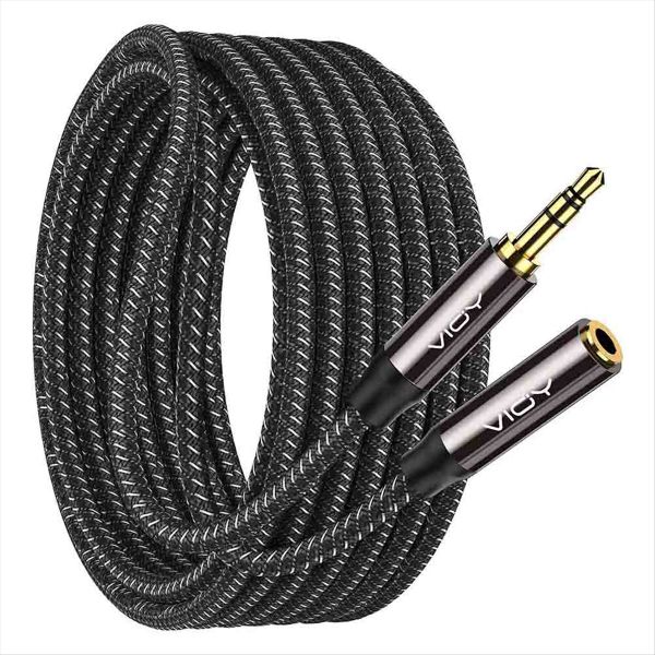 Vioy 3.5Mm Aux Stereo Audio Cable for Earphone Smartphone Tablet 2M