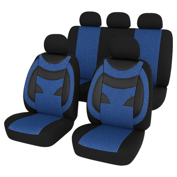 5pc PU Leather Car Seat Covers - Universal Fit