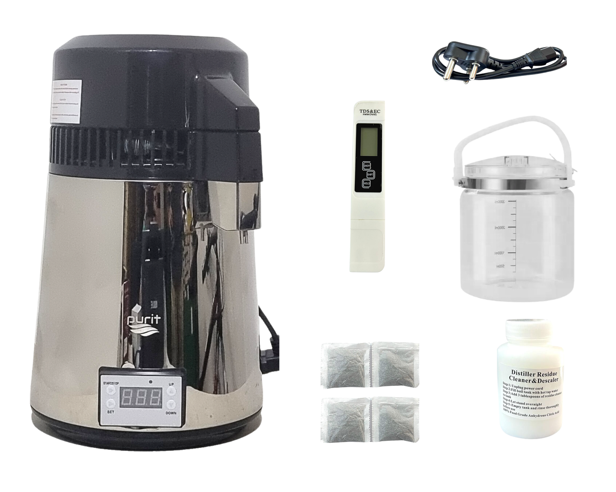 Purit Water Distiller 4 litre Puro Shop Today. Get it Tomorrow