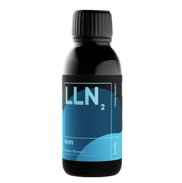 Lipolife - LLN2 - Liposomal NMN - 250mg per 5ml - 150ml - Cherry Flavour