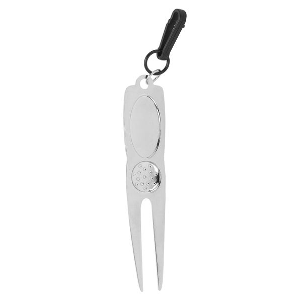 Metal divot repair tool