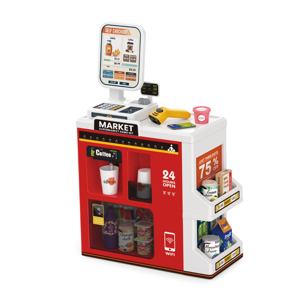 Pretend &amp; Play Grocery Store with Lights &amp; Sound Effects - 47 Pieces