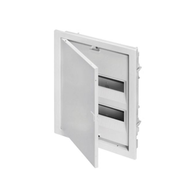 Gewiss - Steel DB Flush 24 (2×12) Modules with Door and Tray