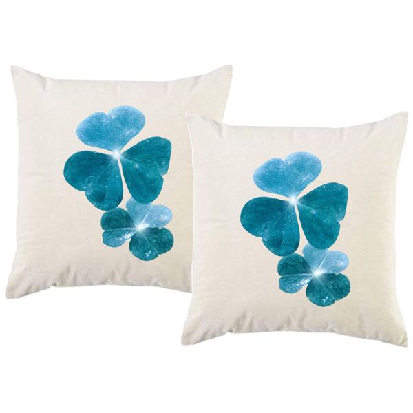 PepperSt - Scatter Cushion Cover Set - Blue Clover