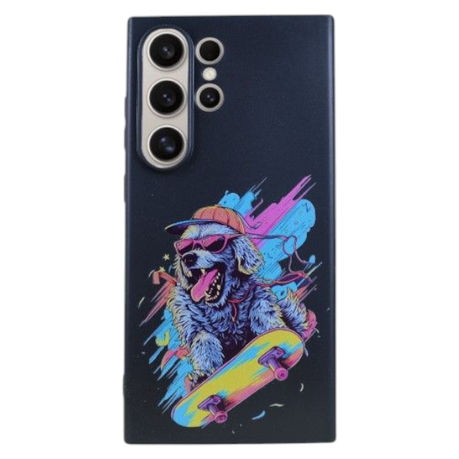 Dog on Wheels Phone Case Compatible With Samsung Galaxy S24 Ultra Image