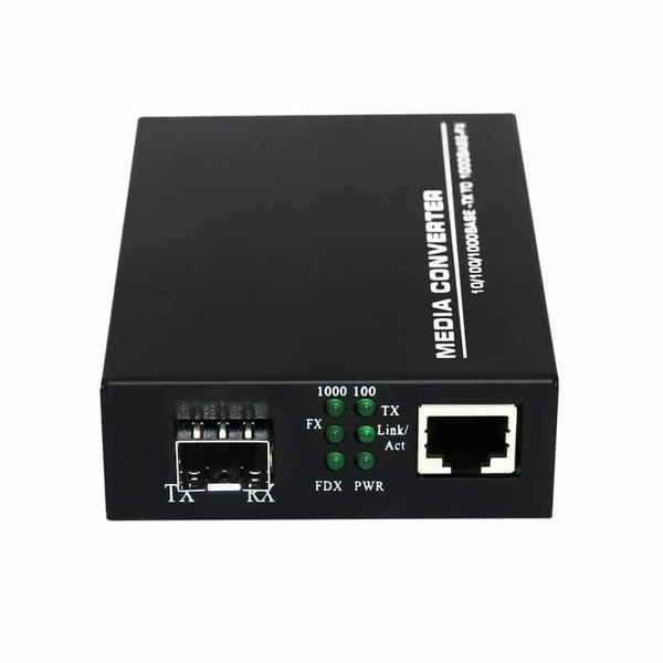 Media Converter - 10/100/1000Base-T RJ45 to 1000Base-X SFP
