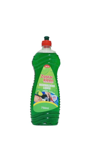 10 x Zostar Kleen 750ml Dishwashing Liquid