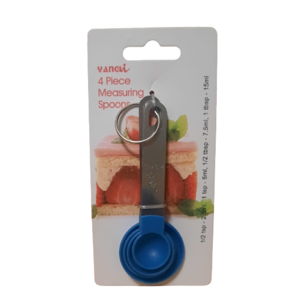 Blue Measuring Spoon Set - 4 Piece-Dark