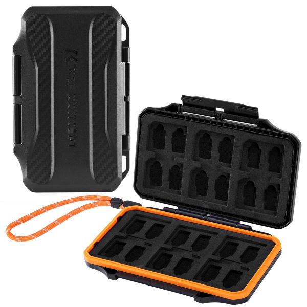 K&amp;F X36 Protective Card Case for 24 MicroSD Cards &amp; 12 SD Cards | KF31.106