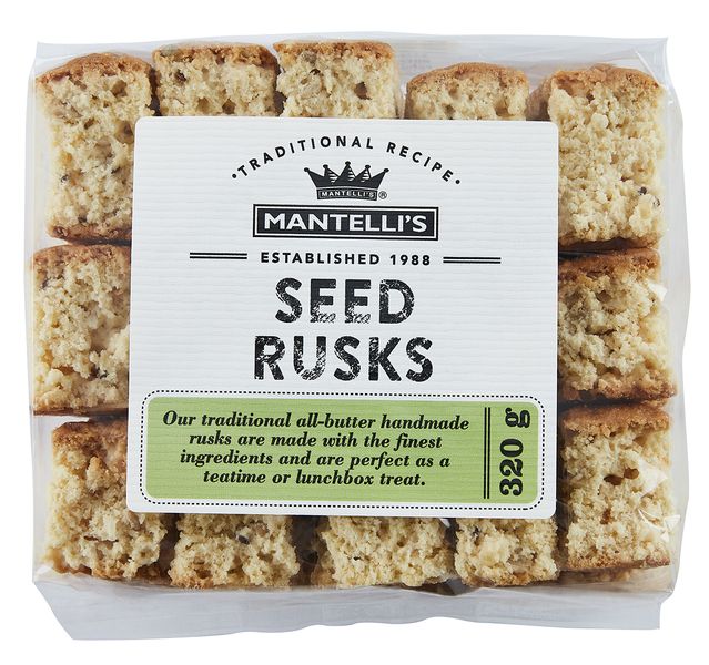 Mantelli's Rusks Homestyle - Seed 2 X 320G