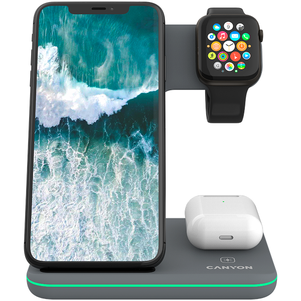 CANYON WS-303, 3in1 Wireless charger