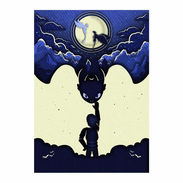 How To Train Your Dragon Touch - A1 Poster