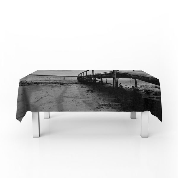 Water Under The Bridge By Annette Heymans Rectangle Tablecloth