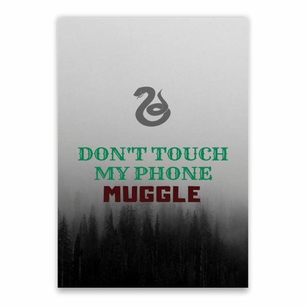 Dont Touch My Phone Muggle Poster - A1