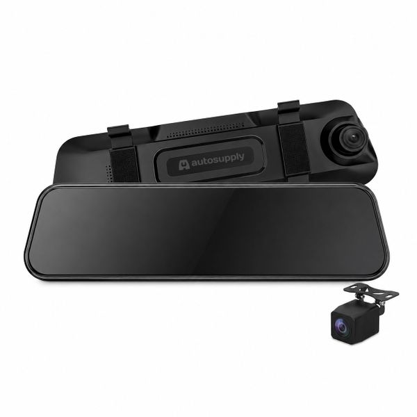 N6 Pro 2K Mirror Dash Cam with ADAS, BSD and Reverse Camera