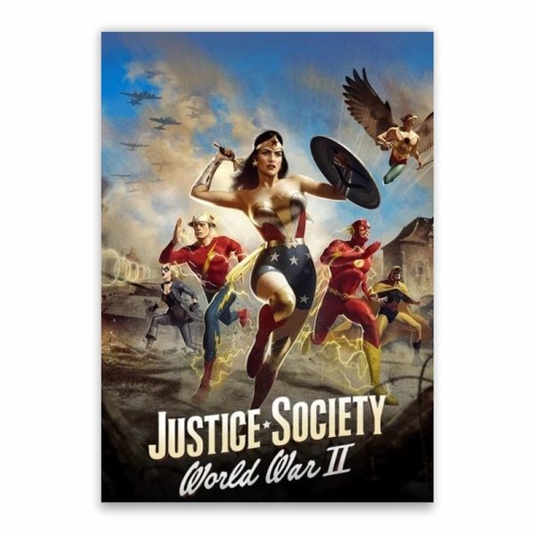 Justice Society World War II Poster - A1