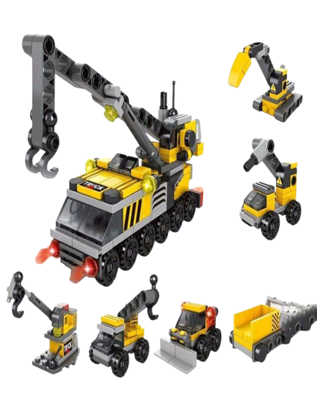 6-in-1 Mini Building Block Set - 142 Pieces