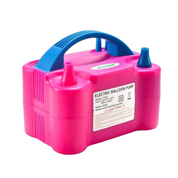 Dual Nozzle Portable Electric Balloon Pump for Party &amp; Celebration Decor