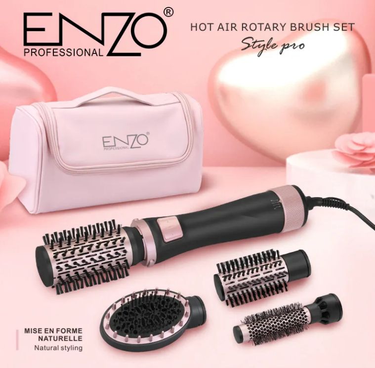Enzo 4 In 1 Rotating Negative Ionic Detachable Brush Head | Shop