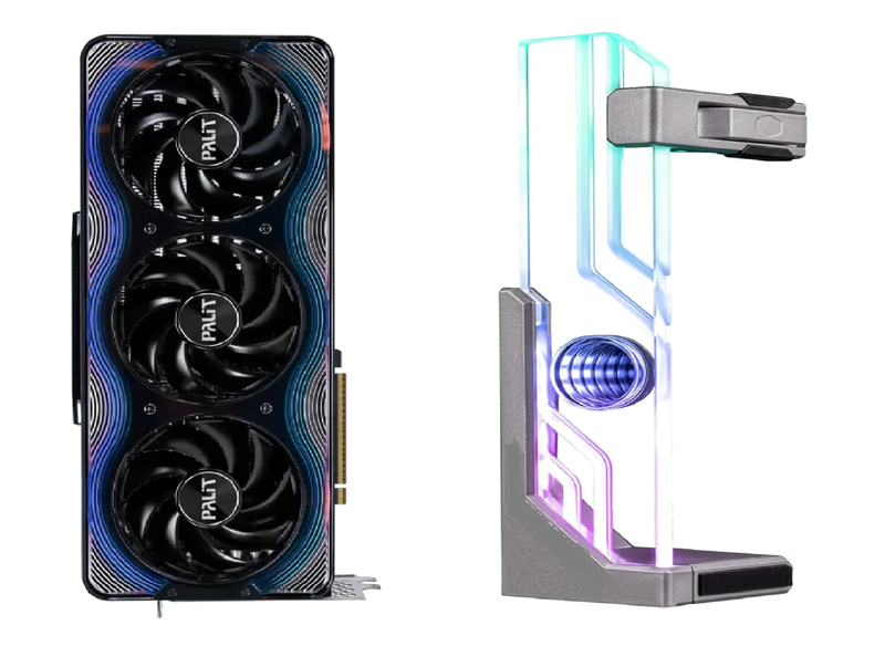 Palit GeForce RTX5080 GamingPro 16GB GDDR7 Graphics Card + ARGB GPU Support