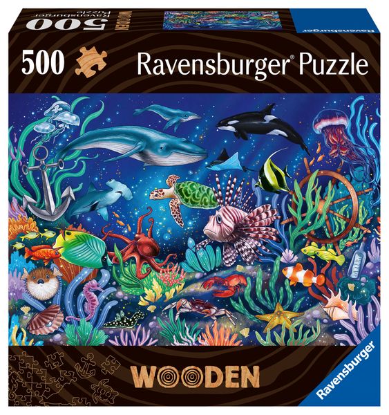 Ravensburger 500 Pieces Wooden Puzzle Idyllic Cottage