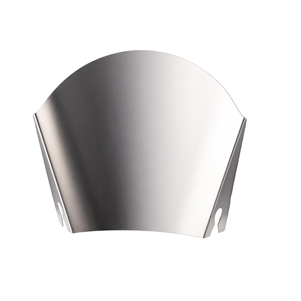 Stainless Steel Pouring Shield Dump Chute Pouring Accessories - Silver